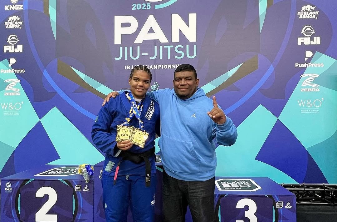 Gabi confirma favoritismo no Pan de Jiu-Jitsu 2025 e chega ao nono título; Berg leva absoluto