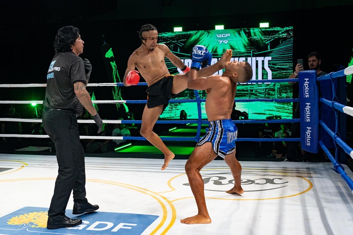 WGP Kickboxing 79: edição em Brasília tem nocaute de Cabelo Monteiro e outros destaques; veja