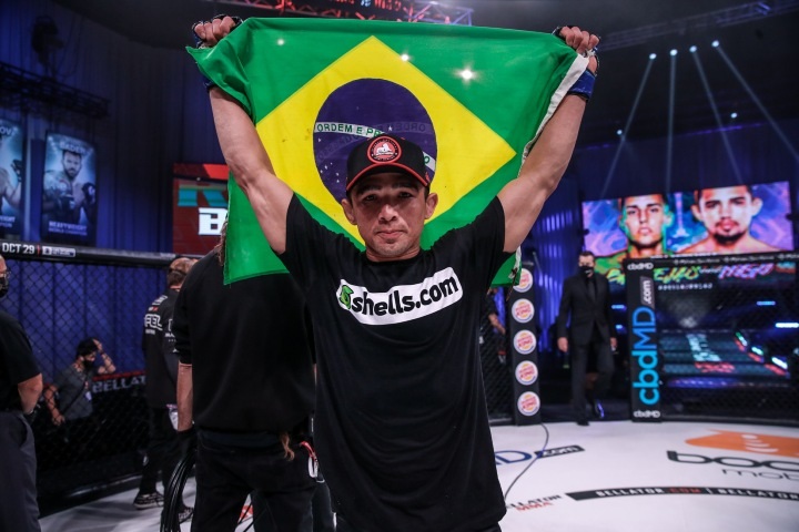 Leandro Higo destaca empolgação com GP da PFL e analisa duelo contra russo: ‘Vou pra finalizar’