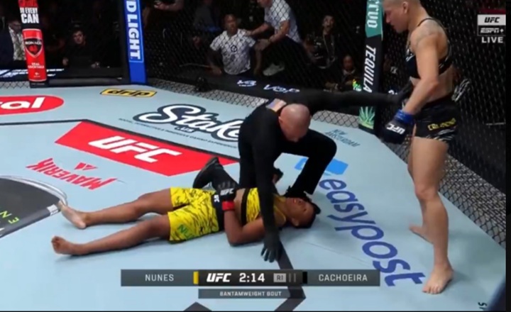Rafael Carino exalta fala de Pedrita sobre combate às drogas após vitória no UFC: 'Coragem' 1 Rafael Carino exaltou vitória e fala de Pedrita (Foto reprodução)