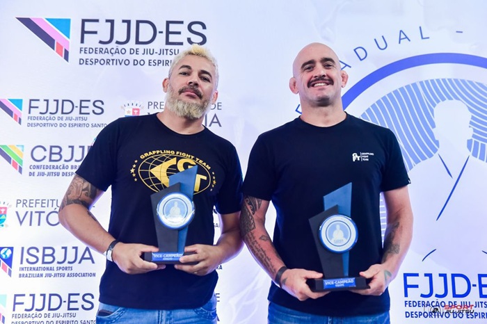 Em busca de títulos, faixa-preta da GFTeam confirma força total no Vitória International Cup 1 Thiago (à direita) espera bons resultados no Vitória International Cup (Foto reprodução)
