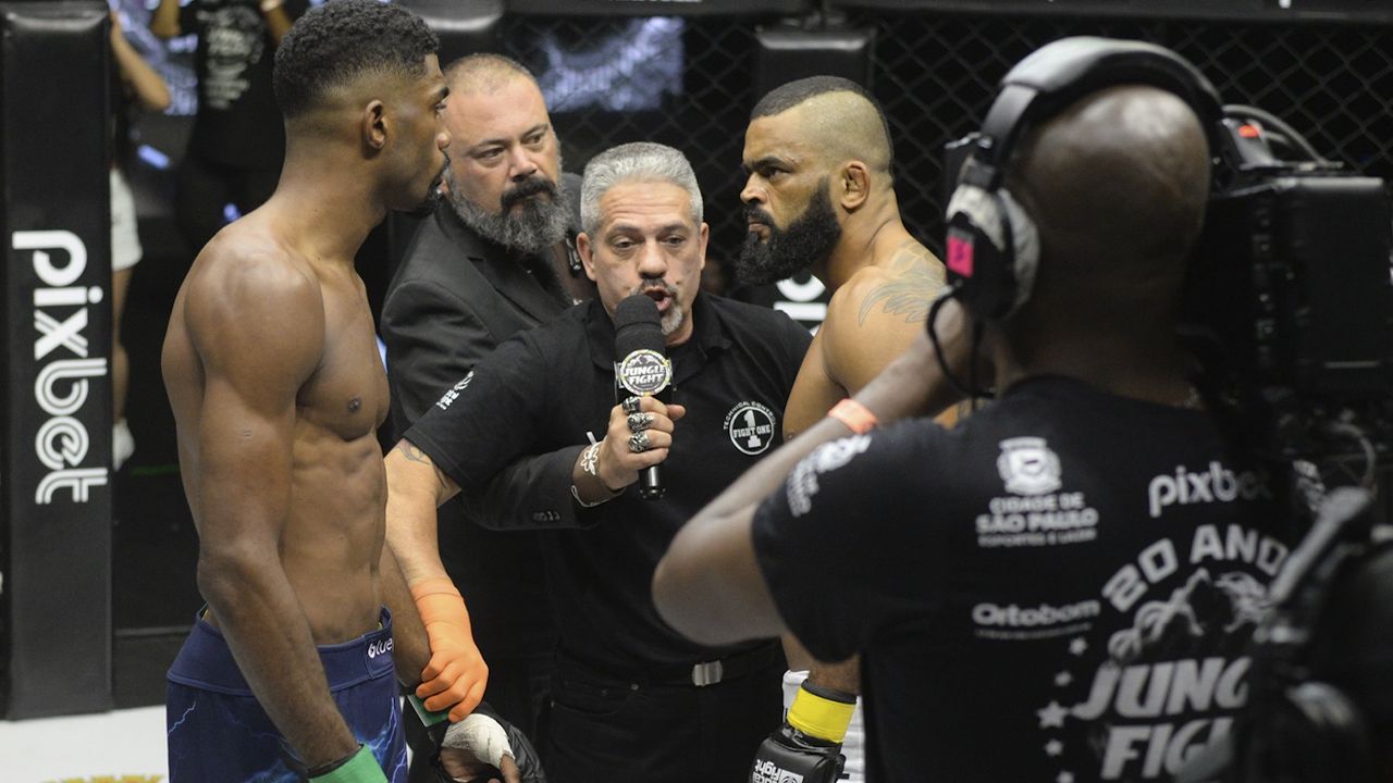 Com transmissão ao vivo da Globo, Jungle Fight 136 terá disputas de cinturão no próximo dia 24