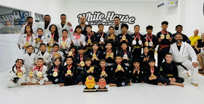Do kids ao master, White House Jiu-Jitsu School é destaque na Copa América de Jiu-Jitsu Esportivo