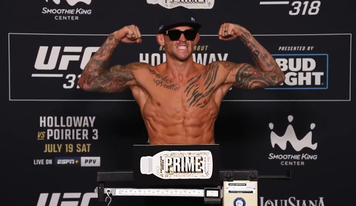 poirier pesagem ufc